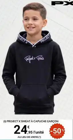 E.Leclerc Sport Project x sweat a capuche garçon offre