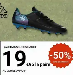 E.Leclerc Sport Chaussures cadet offre