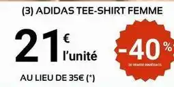 E.Leclerc Sport Adidas - tee-shirt femme offre