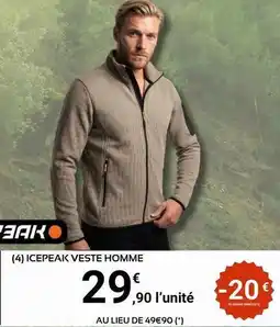 E.Leclerc Sport Icepeak veste homme offre