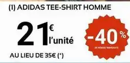 E.Leclerc Sport Adidas - tee-shirt homme offre