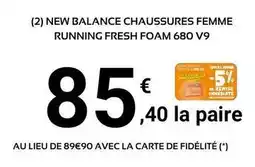 E.Leclerc Sport Grace - new balance chaussures femme running fresh foam 680 v9 offre