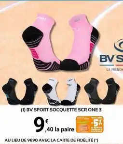E.Leclerc Sport La french - bv sport socquette scr one 3 offre