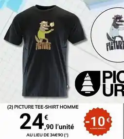 E.Leclerc Sport Picture tee-shirt homme offre