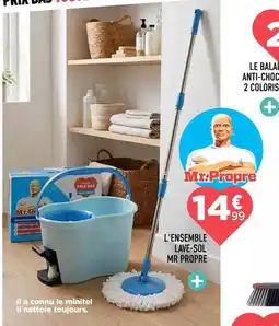 Centrakor Mr propre - le bala anti-choc 2 coloris offre