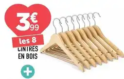 Centrakor Cintres en bois offre