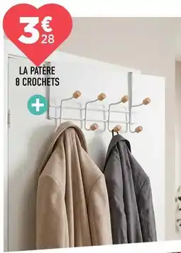 Centrakor La patère 8 crochets offre