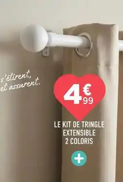 Centrakor Le kit de tringle extensible offre