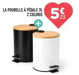 Centrakor La poubelle a pedale 3l 2 coloris offre