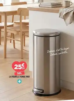 Centrakor La poubelle ronde inox offre