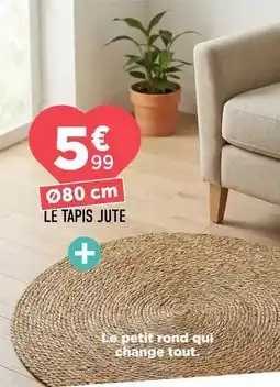 Centrakor Le tapis jute offre