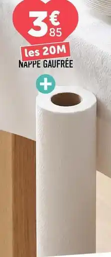 Centrakor Nappe gaufree offre