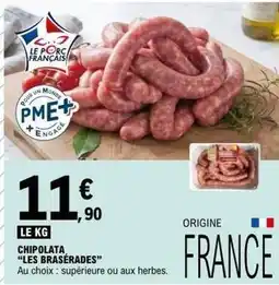 E.Leclerc Chipolata les brasérades offre