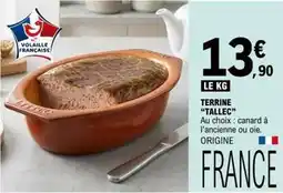 E.Leclerc Tallec - terrine offre