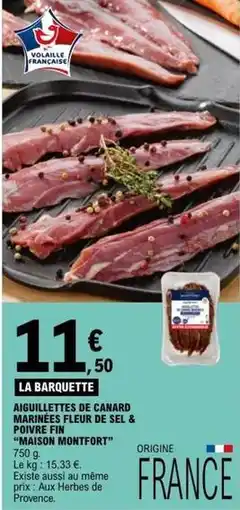 E.Leclerc Canard - aiguillettes de marines fleur de sel & pouver fin offre