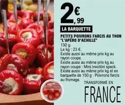 E.Leclerc Petits poivrons farcis au thon offre