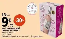 E.Leclerc Mission st vincent - aop bordeaux rosé offre