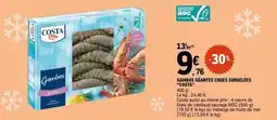 E.Leclerc Costa - gambas sentes cernes surgelées offre