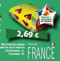 E.Leclerc Necranine jaune uette de 6 fruits offre