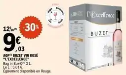 E.Leclerc Aop buzet vin rose offre
