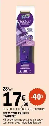 E.Leclerc Swiffer - spray tout en un offre