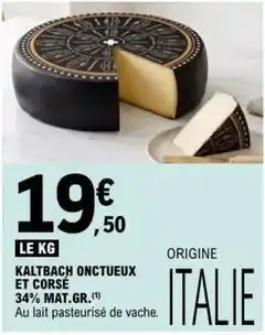 E.Leclerc Kaltbach - onctueux et corse offre
