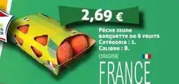 E.Leclerc Pêche jaune banquetre offre