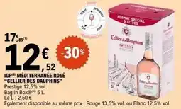 E.Leclerc Cellier des dauphins - igp mediterranee rosé offre