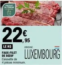 E.Leclerc Faux-filet de bœuf offre