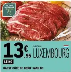 E.Leclerc Basse côte de bœuf sans os offre