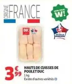 Auchan Supermarché Duc - hauts de cuisses de poulet offre