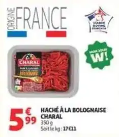 Auchan Supermarché Charal - haché à la bolognaise offre