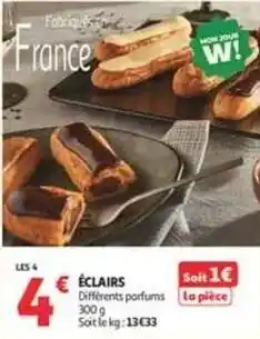 Auchan Supermarché Éclairs offre