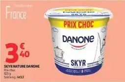 Auchan Supermarché Danone - skyr nature offre