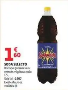 Auchan Supermarché Soda selecto offre