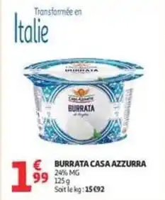 Auchan Supermarché Casa azzurra - burrata offre