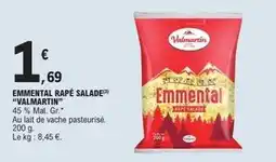 E.Leclerc Express Valmartin - emmental rapé salade offre