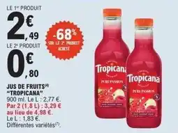 E.Leclerc Express Tropicana - jus de fruits offre