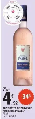 E.Leclerc Express Impérial - aop cotes de provence offre