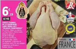E.Leclerc Express Label rouge - poulet fermier de la champagne igp offre