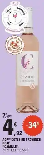 E.Leclerc Express Aop côtes de provence rose offre