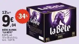 E.Leclerc Express La bête - bière blonde offre
