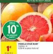 Intermarché Pomelo star ruby offre