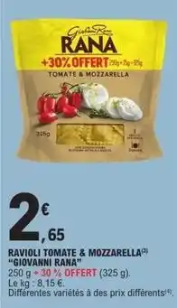 E.Leclerc Express Rana - ravioli tomate & mozzarella offre