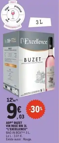 E.Leclerc Express Aop buzet vin rose offre