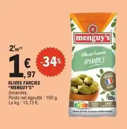 E.Leclerc Express Menguy's - olives farcies offre