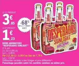 E.Leclerc Express Desperados - bière aromatisée desperados sunlight offre