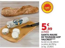 Hyper U Valcrest - sainte-maure de touraine aop offre