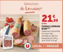 Hyper U Boni - fuseau lorrain offre