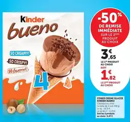 Super U Ferrero - côtes creme glace kinder bueno offre